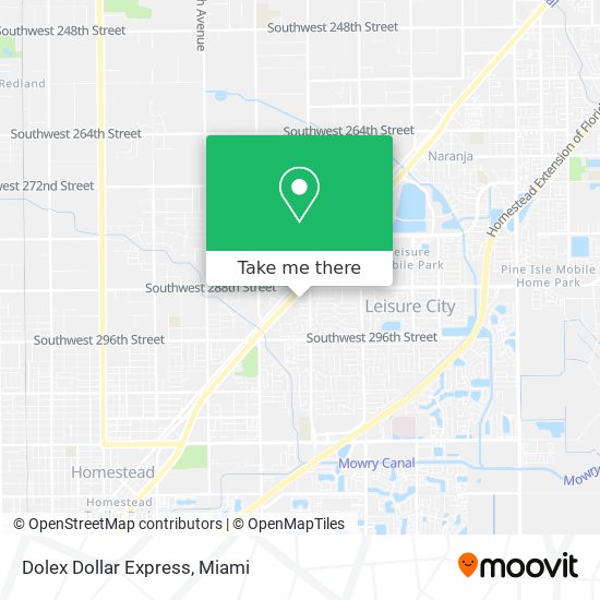 Dolex Dollar Express map