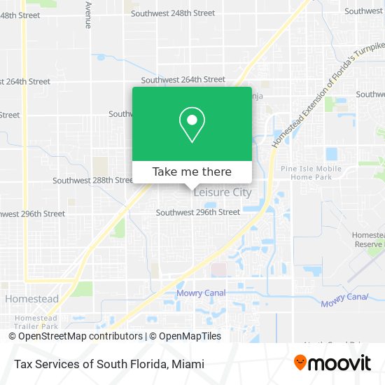 Tax Services of South Florida map