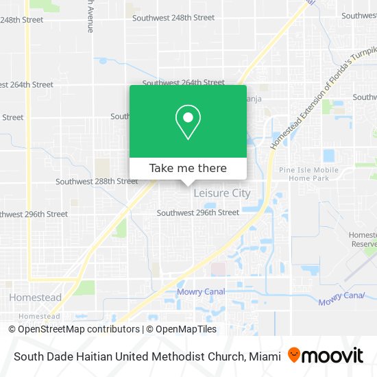 Mapa de South Dade Haitian United Methodist Church