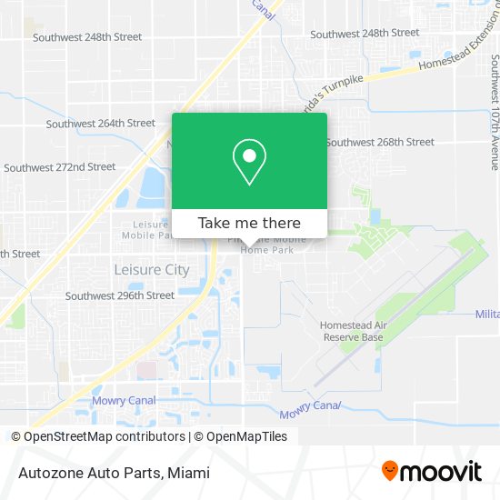 Autozone Auto Parts map