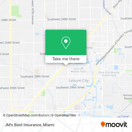 JM's Best Insurance map