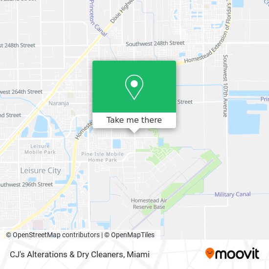 Mapa de CJ's Alterations & Dry Cleaners