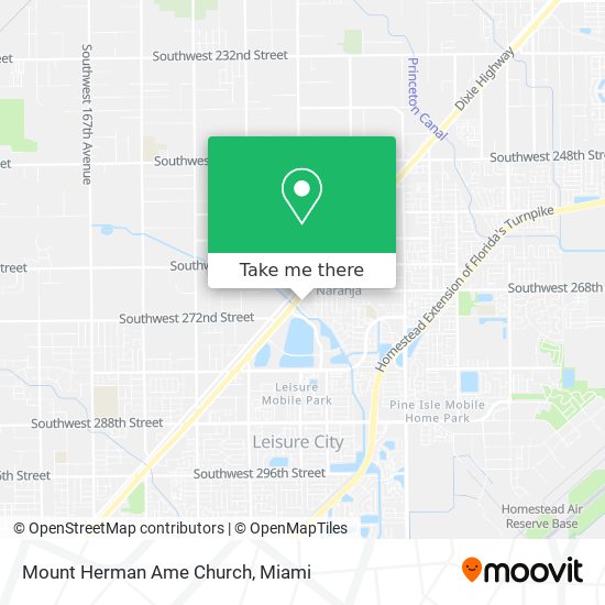 Mount Herman Ame Church map