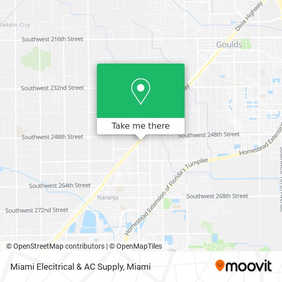 Mapa de Miami Elecitrical & AC Supply
