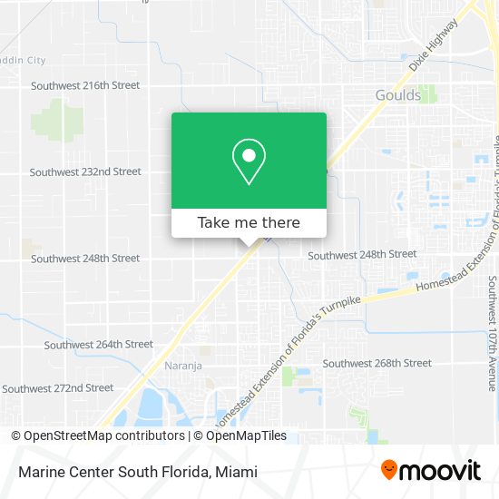 Marine Center South Florida map