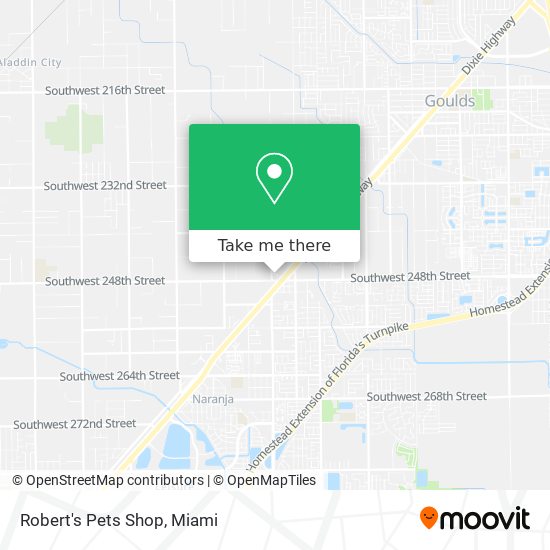 Mapa de Robert's Pets Shop