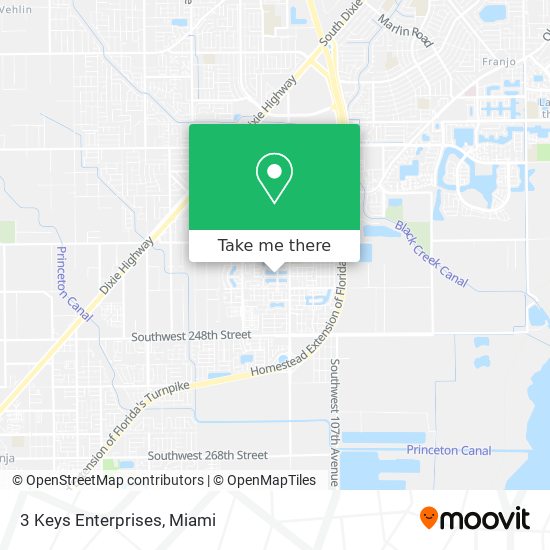 3 Keys Enterprises map