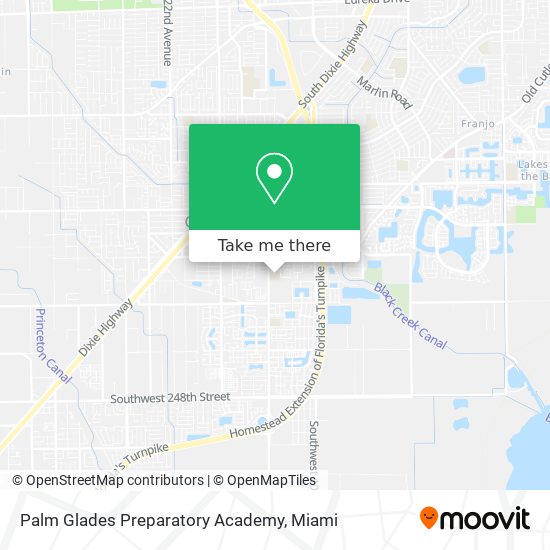 Mapa de Palm Glades Preparatory Academy