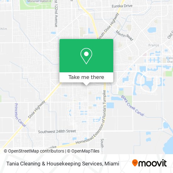 Tania Cleaning & Housekeeping Services map