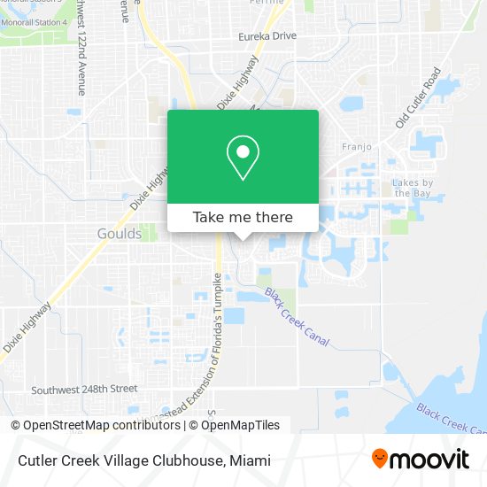 Mapa de Cutler Creek Village Clubhouse