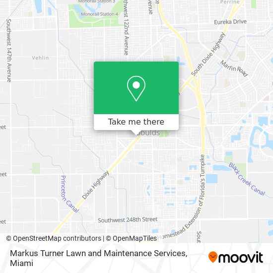 Markus Turner Lawn and Maintenance Services map