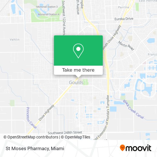 St Moses Pharmacy map