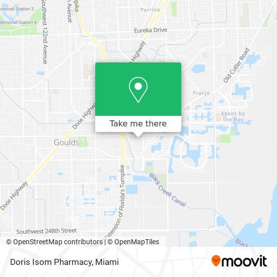 Doris Isom Pharmacy map