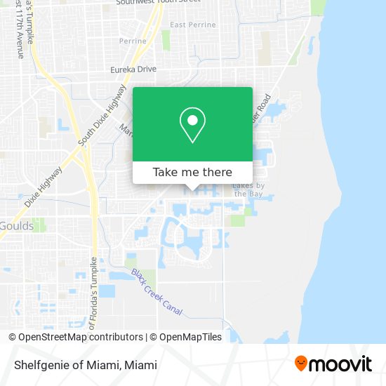 Shelfgenie of Miami map