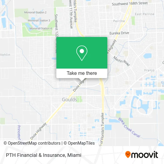 PTH Financial & Insurance map