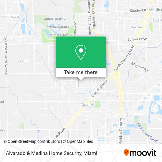 Alvarado & Medina Home Security map