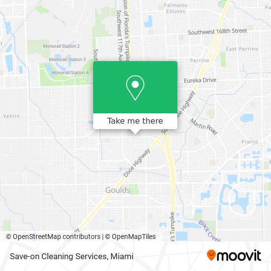 Mapa de Save-on Cleaning Services