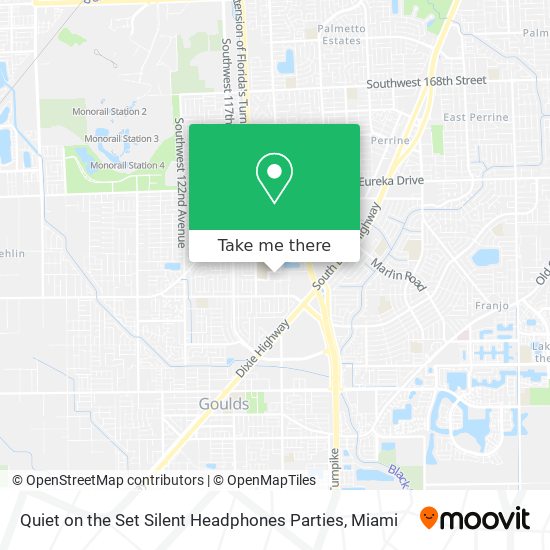 Quiet on the Set Silent Headphones Parties map