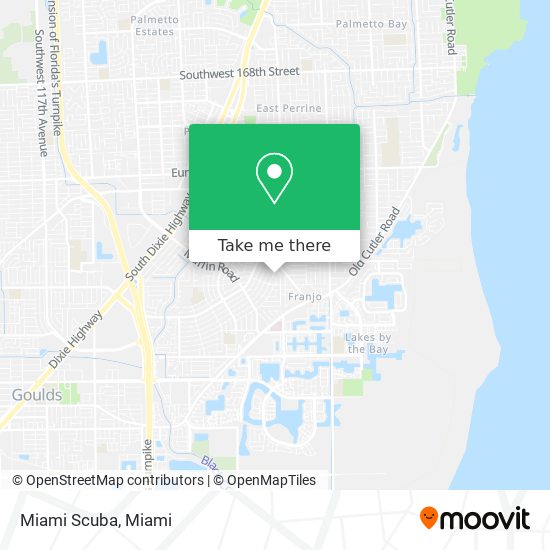 Mapa de Miami Scuba