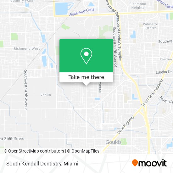 Mapa de South Kendall Dentistry