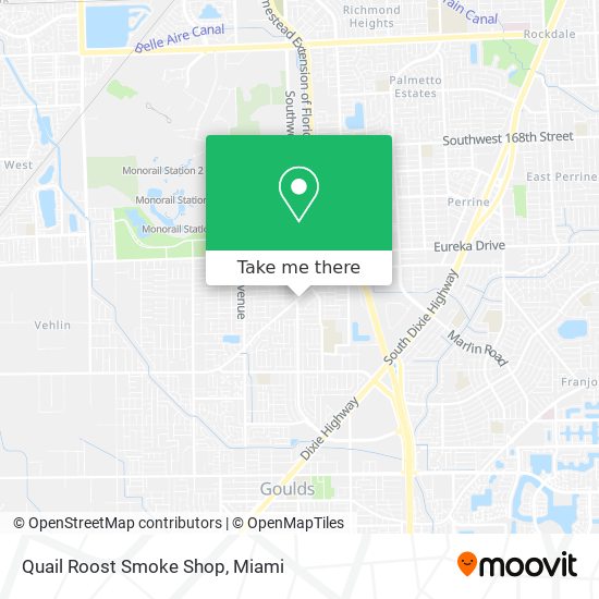 Mapa de Quail Roost Smoke Shop