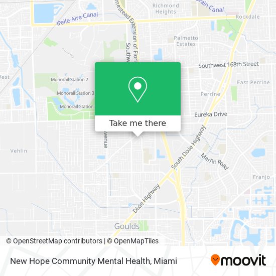 Mapa de New Hope Community Mental Health