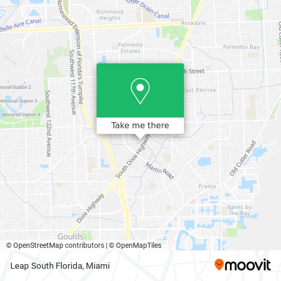 Leap South Florida map