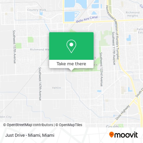 Just Drive - Miami map