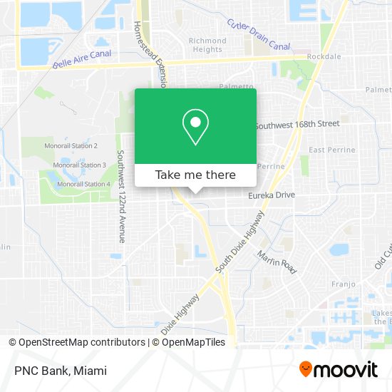 PNC Bank map