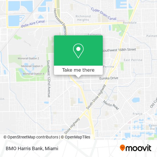 BMO Harris Bank map