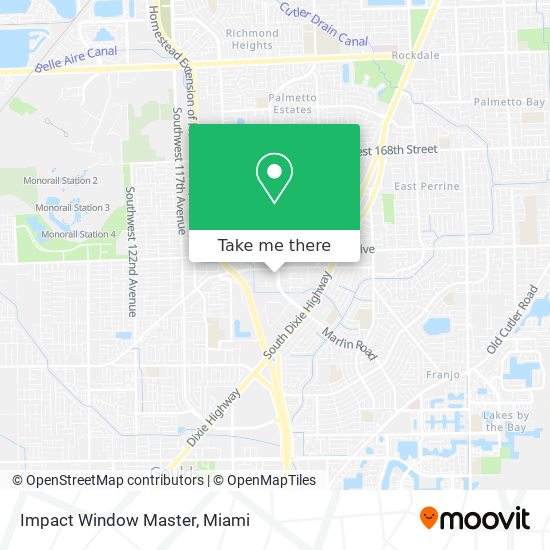 Mapa de Impact Window Master