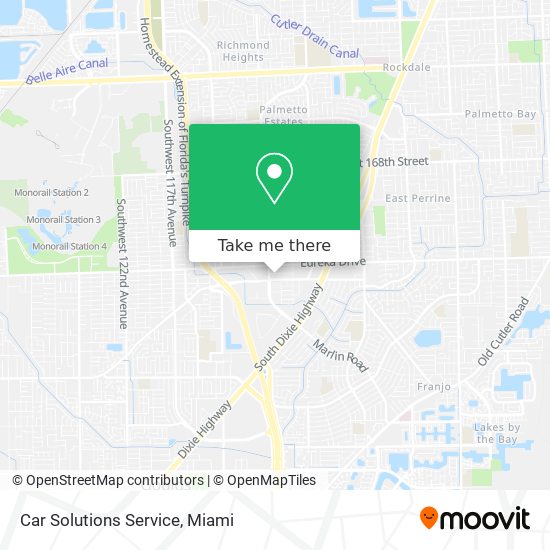 Car Solutions Service map