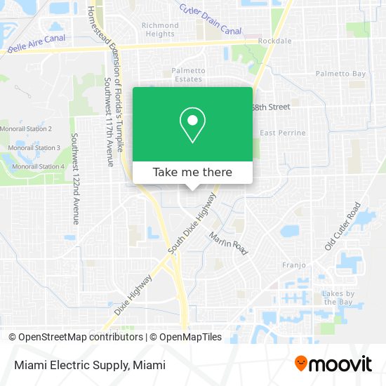 Miami Electric Supply map
