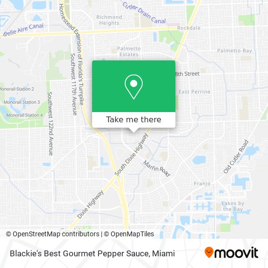 Blackie's Best Gourmet Pepper Sauce map