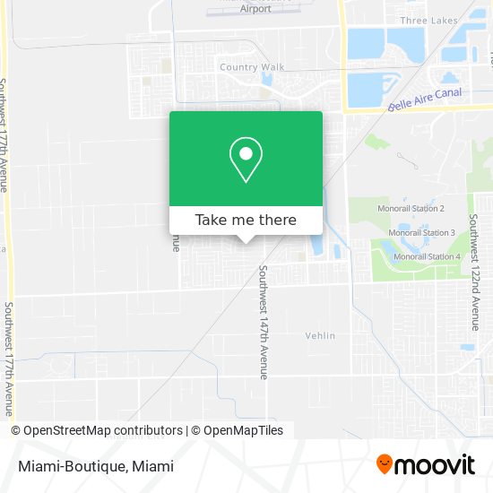 Mapa de Miami-Boutique