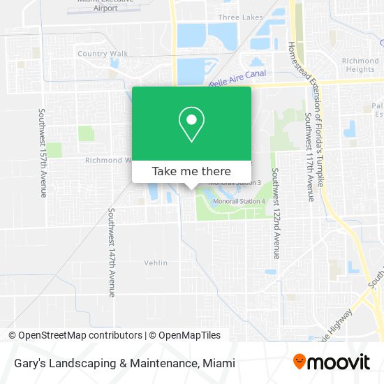 Mapa de Gary's Landscaping & Maintenance