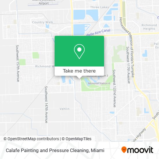 Calafe Painting and Pressure Cleaning map