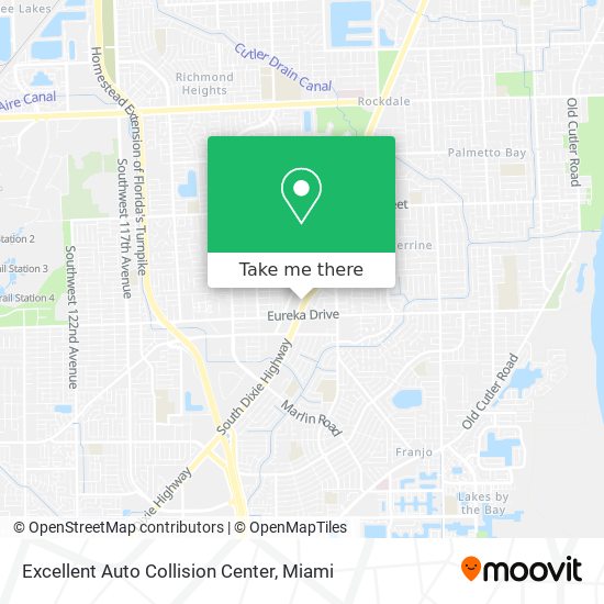 Mapa de Excellent Auto Collision Center