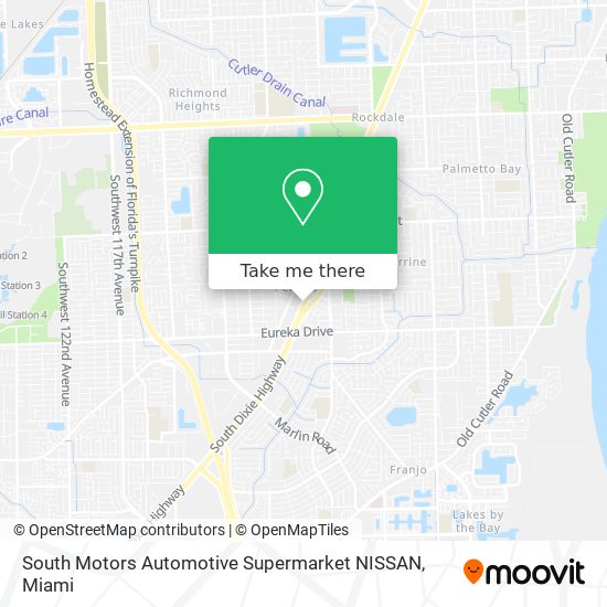 South Motors Automotive Supermarket NISSAN map