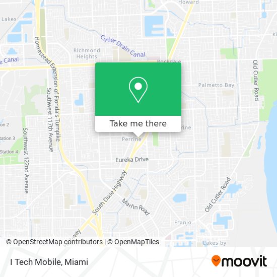 I Tech Mobile map
