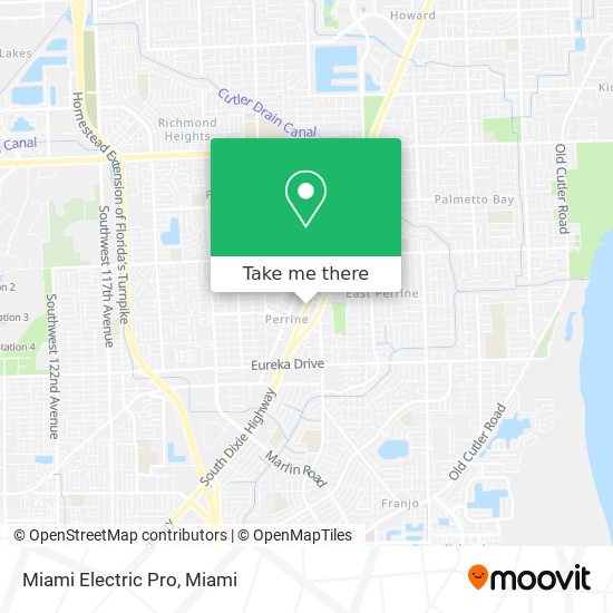 Miami Electric Pro map