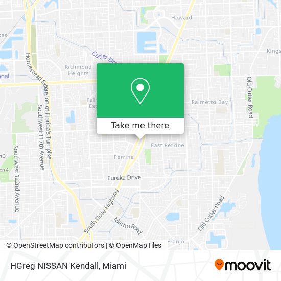 Mapa de HGreg NISSAN Kendall
