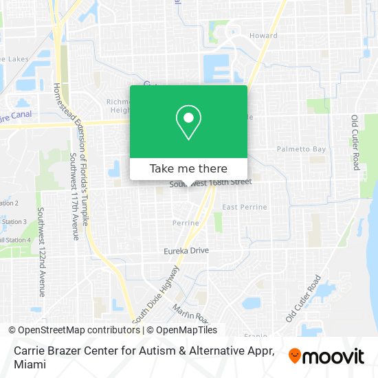 Carrie Brazer Center for Autism & Alternative Appr map