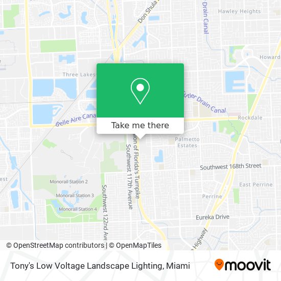 Tony's Low Voltage Landscape Lighting map