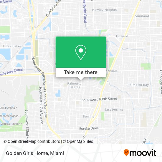 Golden Girls Home map