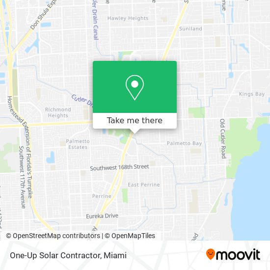 Mapa de One-Up Solar Contractor