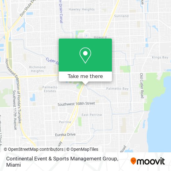Continental Event & Sports Management Group map