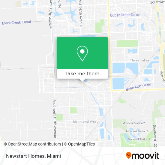 Newstart Homes map