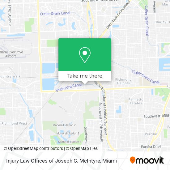 Injury Law Offices of Joseph C. McIntyre map