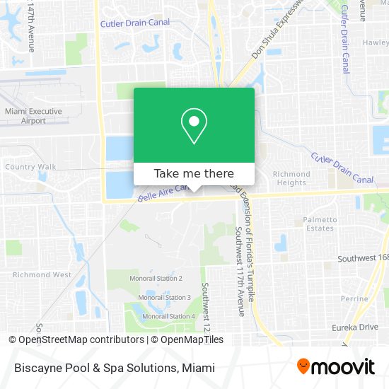 Biscayne Pool & Spa Solutions map